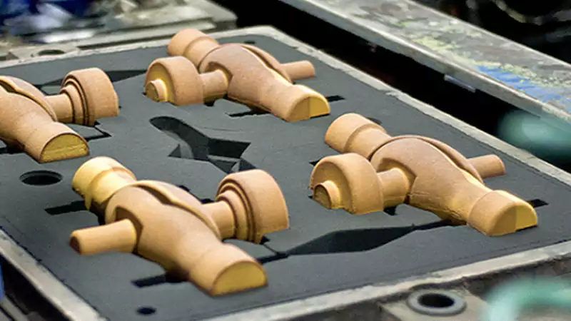 Sand casting core for a complex part