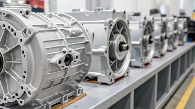 Custom Machining of Aluminum Transmission Housing Components