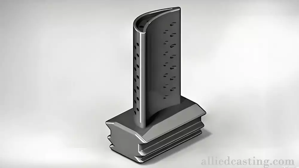 hybrid manufacturing turbine blades