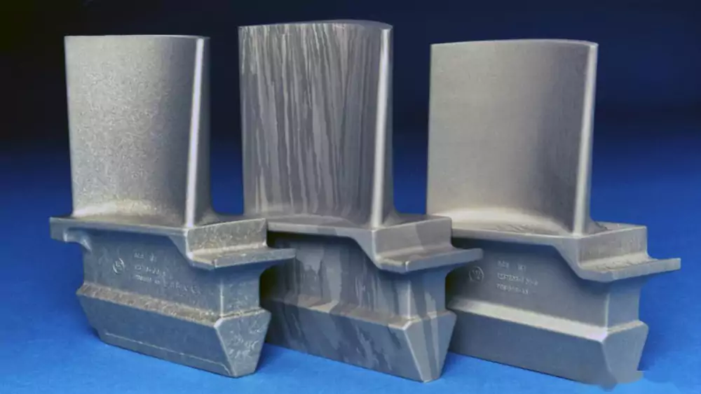 Precision investment casting of complex turbine blades