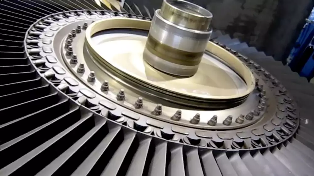 dynamic balancing turbine blade