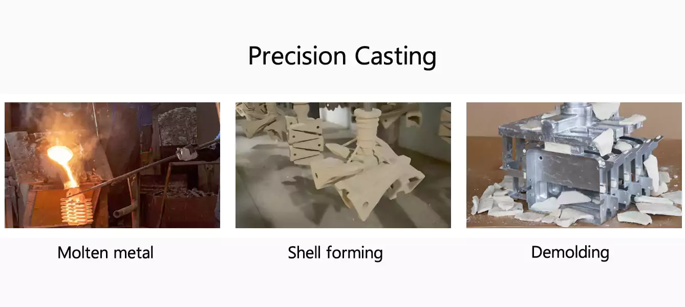 investment casting step by step workflow including shell building pouring and finishing operations