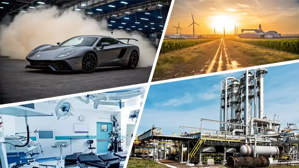 investment casting applications across aerospace automotive and industrial precision components