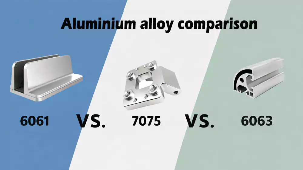 6061 vs 7075 vs 6063 aluminium alloy comparison chart