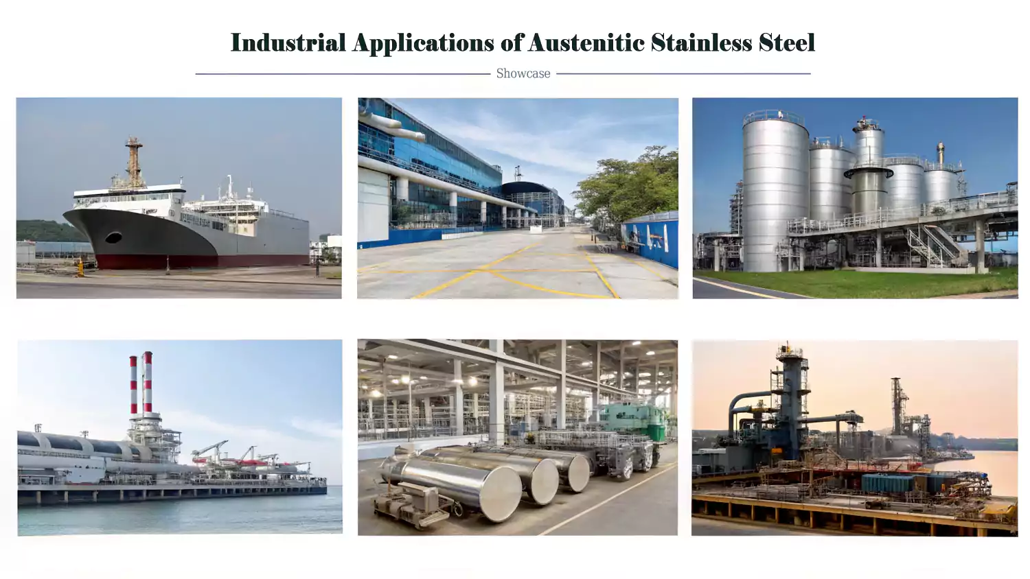 industrial applications of austenitic stainless steel cast components