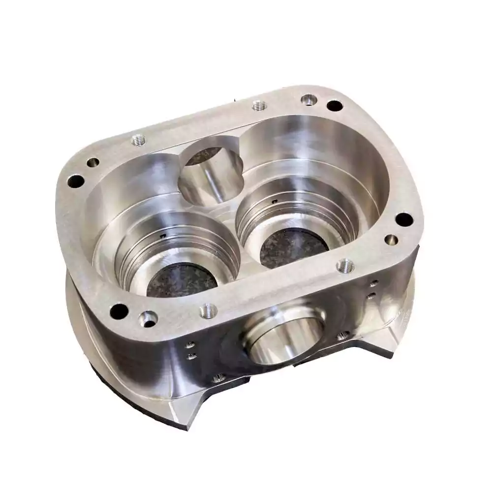 Oil Pump Housing · Aluminum + 5‑Axis CNC