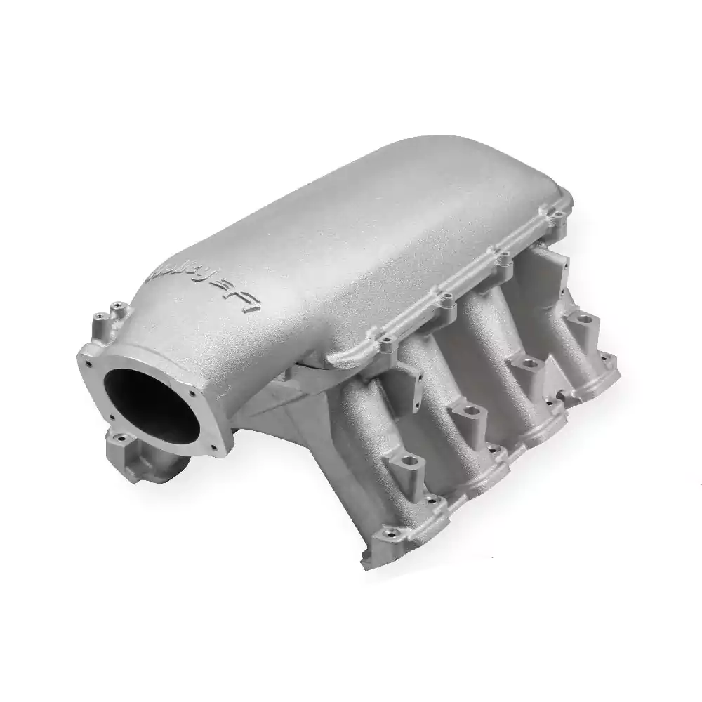 Precision-cast carbon steel high-pressure intake manifold