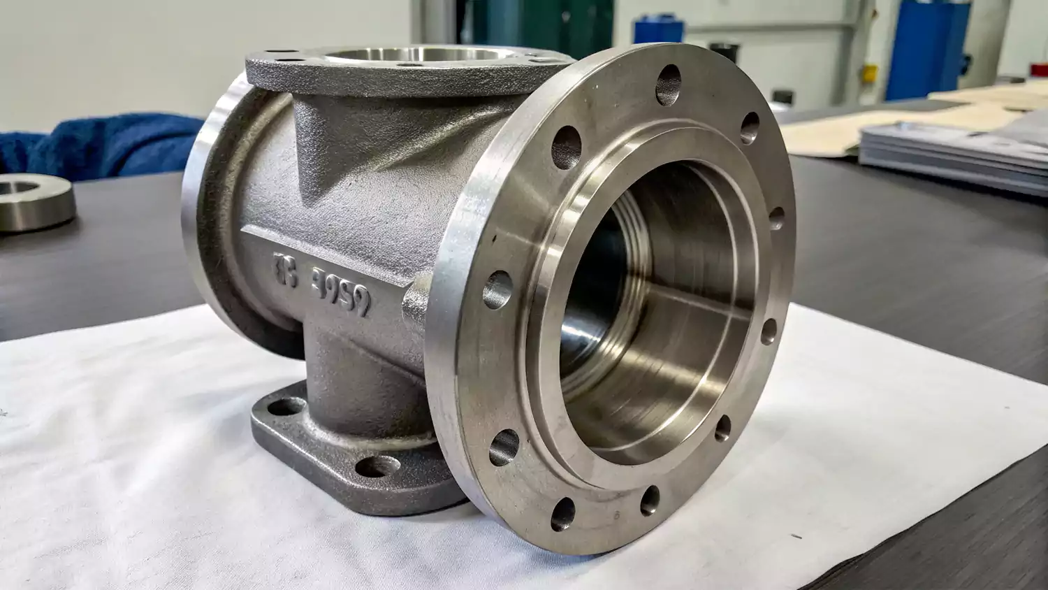 austenitic stainless steel casting component with corrosion resistant properties
