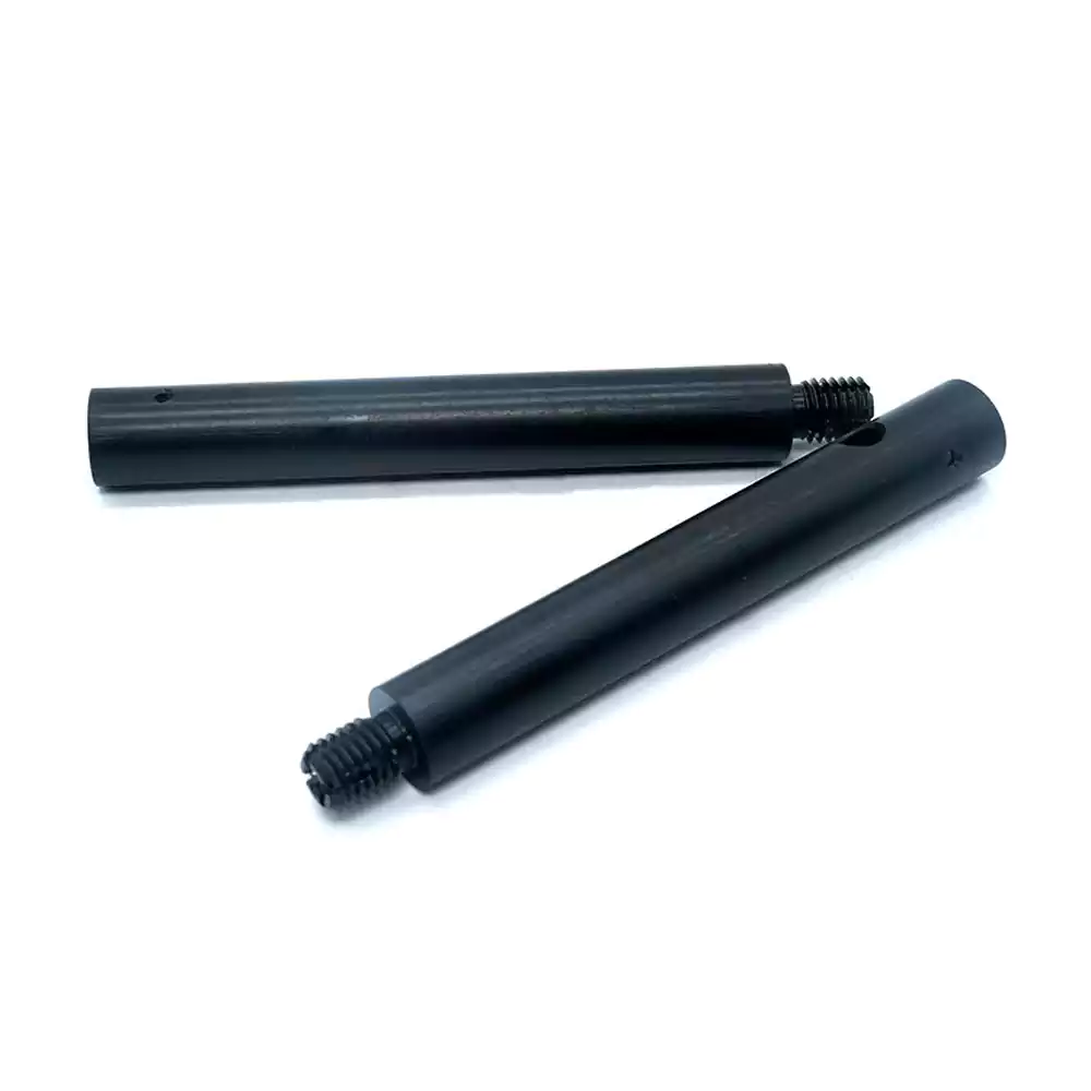Black Plastic Coupling Shaft Parts for OEM Machinery and Equipment