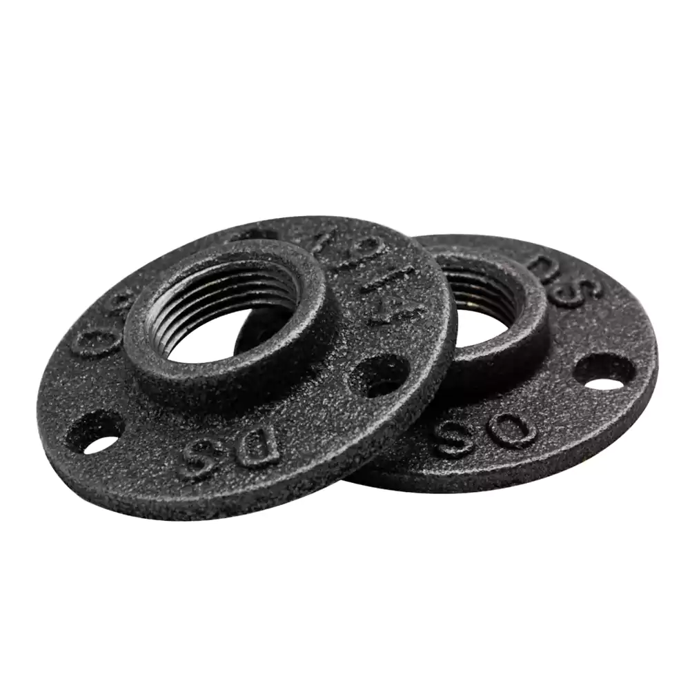 Cast Iron Sleeve with Welded Flange Base for Low-Pressure Steel Pipe Support