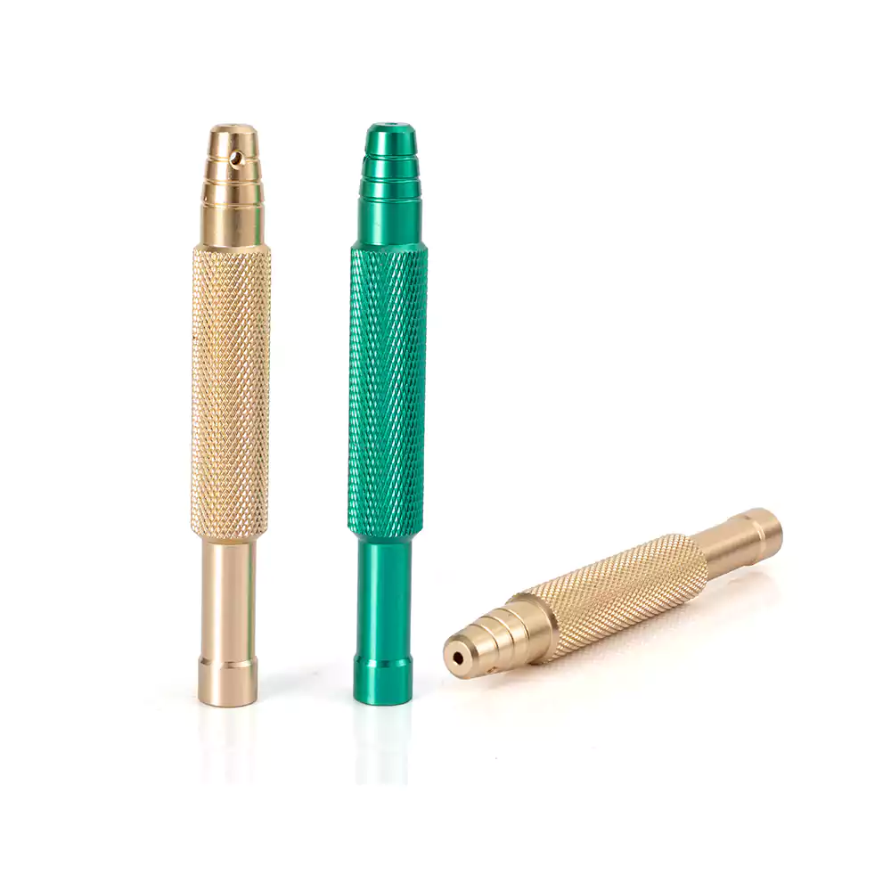 Custom CNC-Machined Anodized Aluminum Knurled Handles