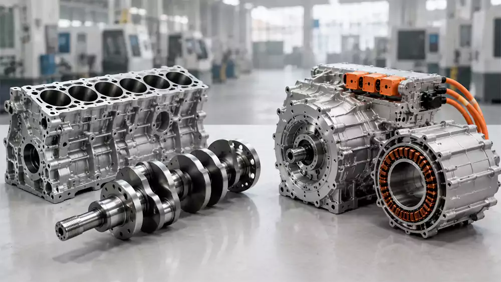 custom engine and powertrain components for internal combustion and electric vehicle manufacturing