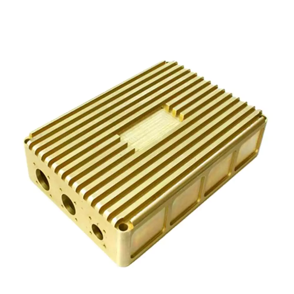 OEM CNC Machining of Brass Blanks for Electronic Control Enclosures