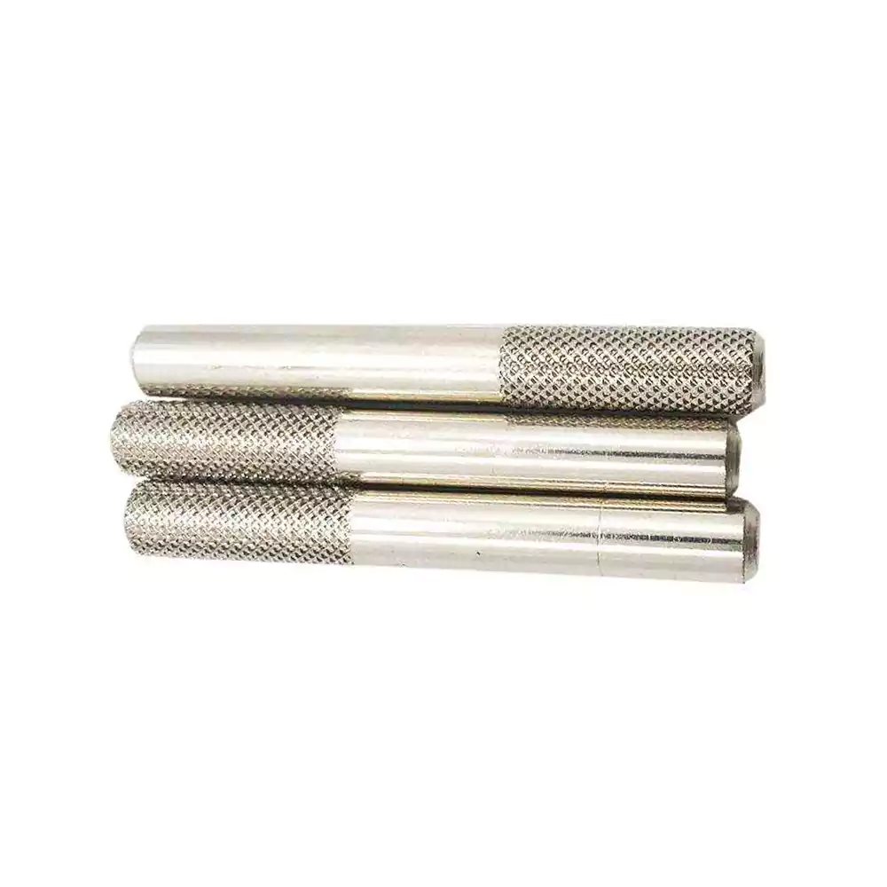 Precision CNC Milling of Stainless Steel Knurled Shafts