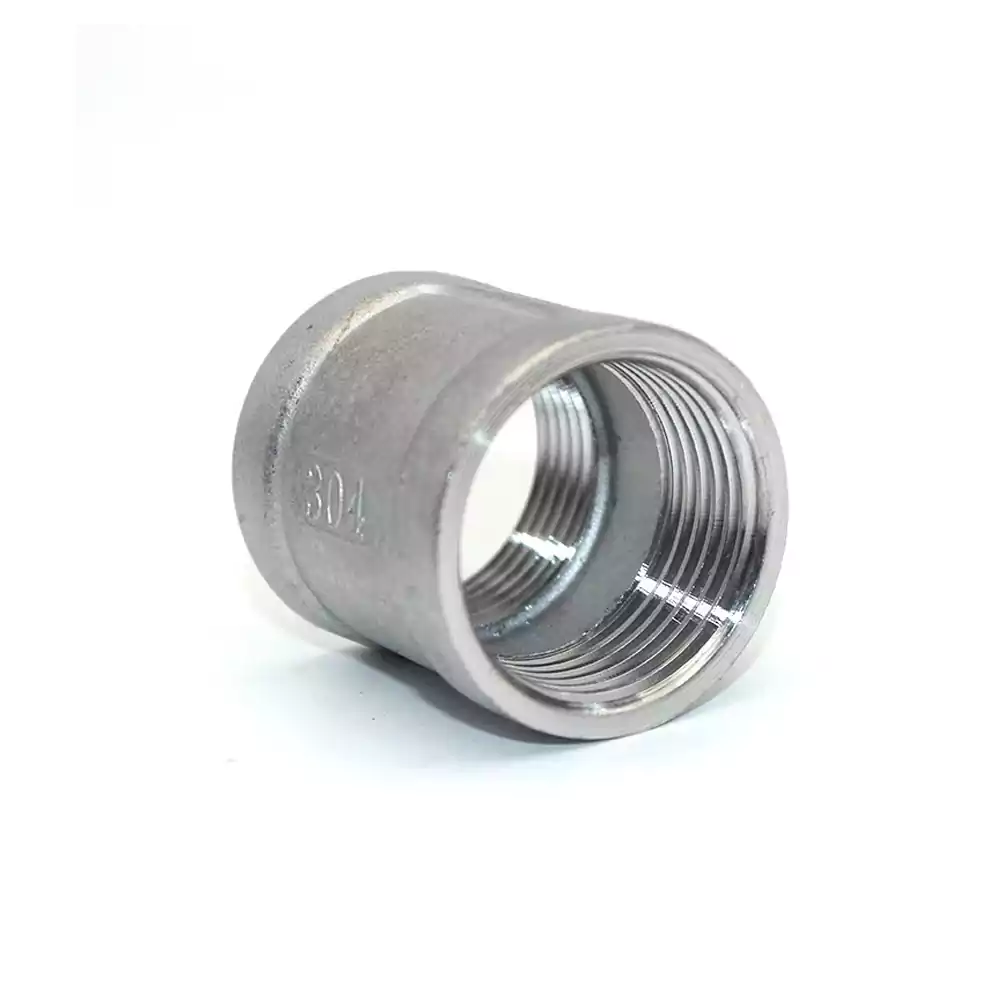 Precision-Cast 304 Stainless Steel Female-Threaded Pipe Clamp with Female-Threaded Straight Connector
