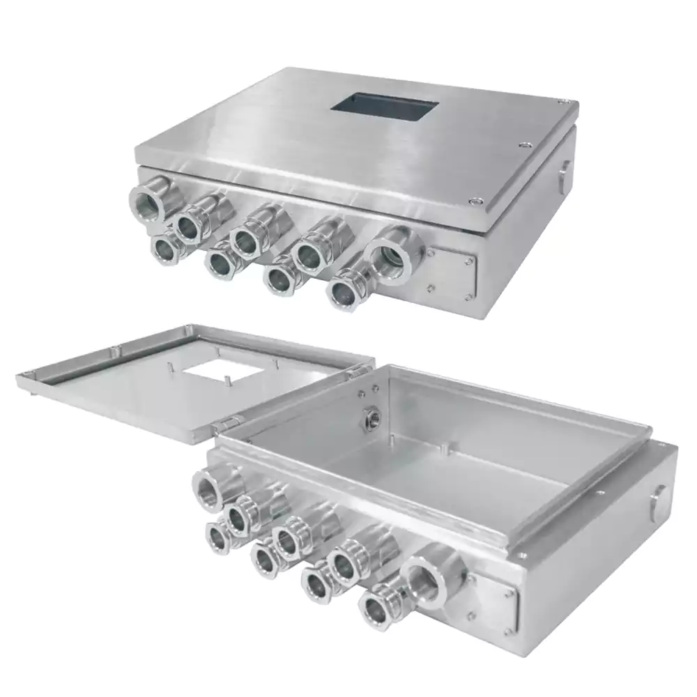 Precision Custom-Machined Stainless Steel Explosion-Proof Junction Boxes