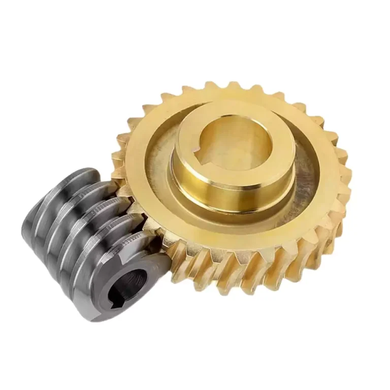 Precision Custom-Made Stainless Steel and Brass Worm Gears