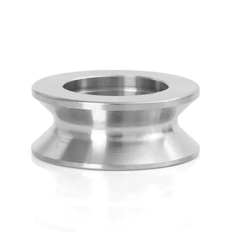 Precision-Machined Stainless Steel V-Groove Guide Roller Bearings