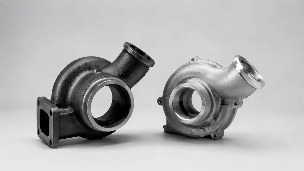 integrated casting, CNC machining, and inspection for turbocharger housing production