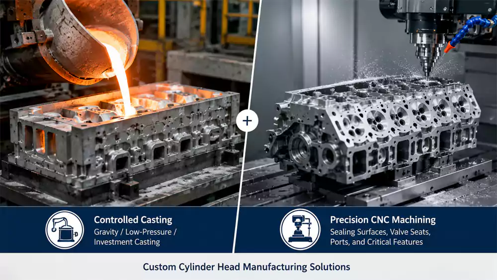 Custom cylinder head manufacturing solutions