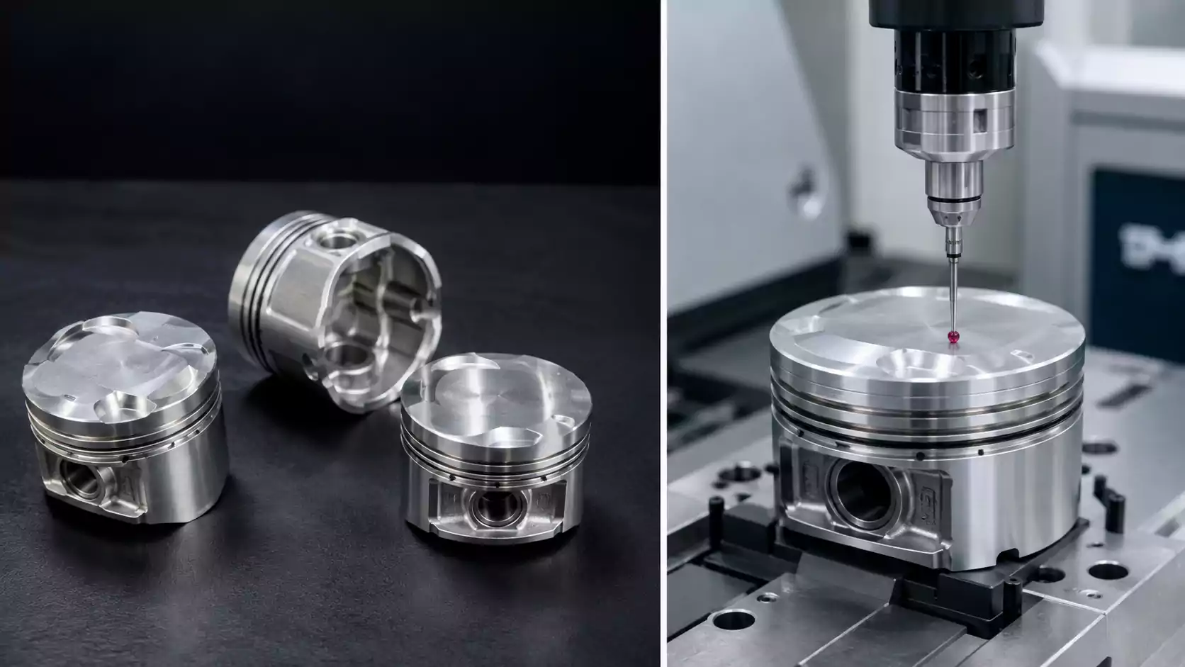 custom engine piston and quality inspection
