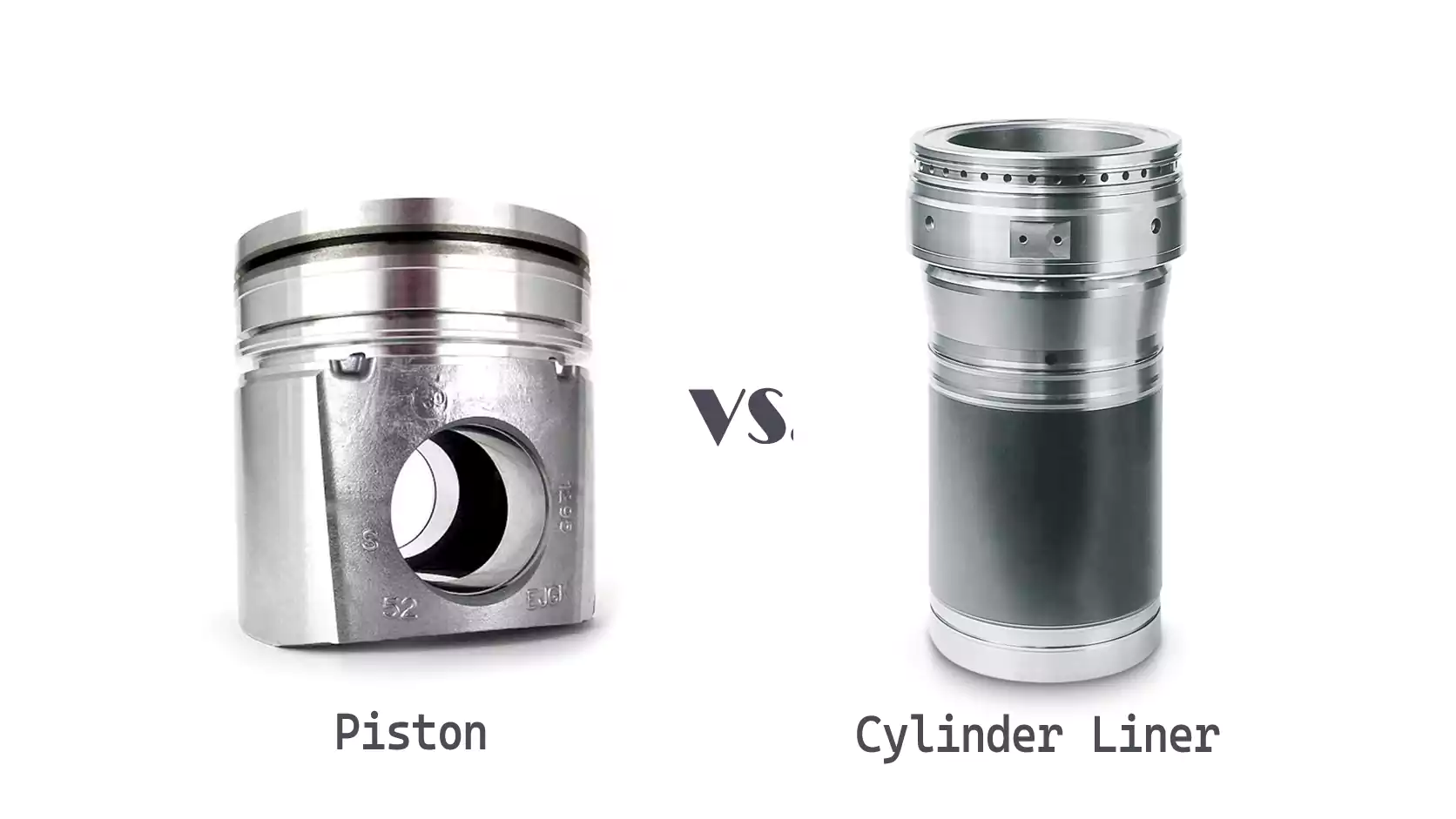 piston and cylinder liner comparison