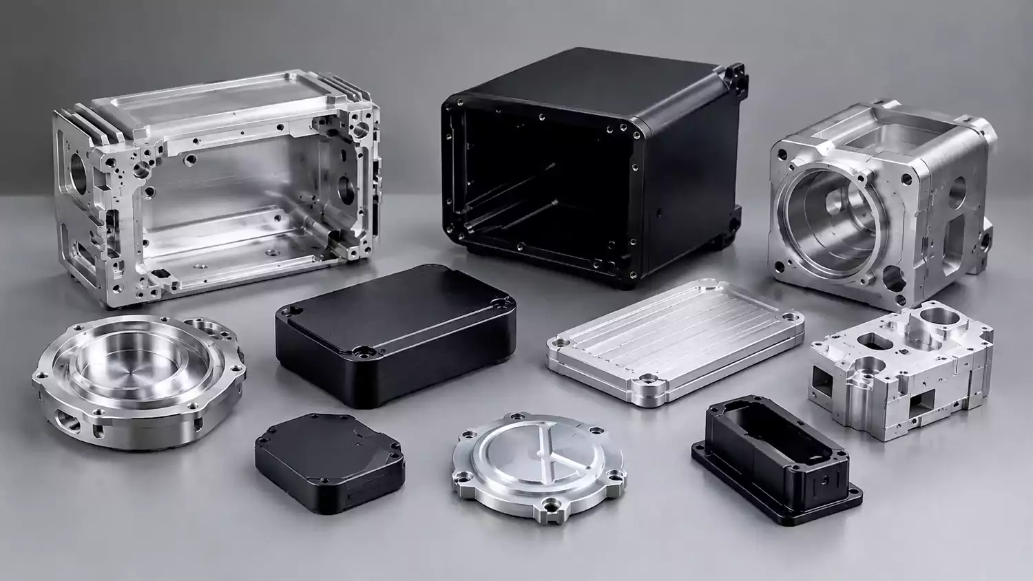 CNC machining process for custom industrial housings