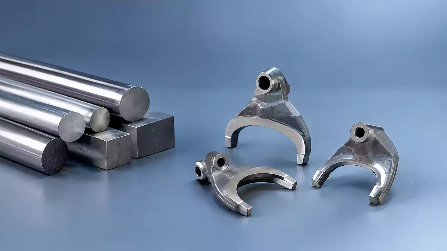 Metal materials and precision automotive shift fork components
